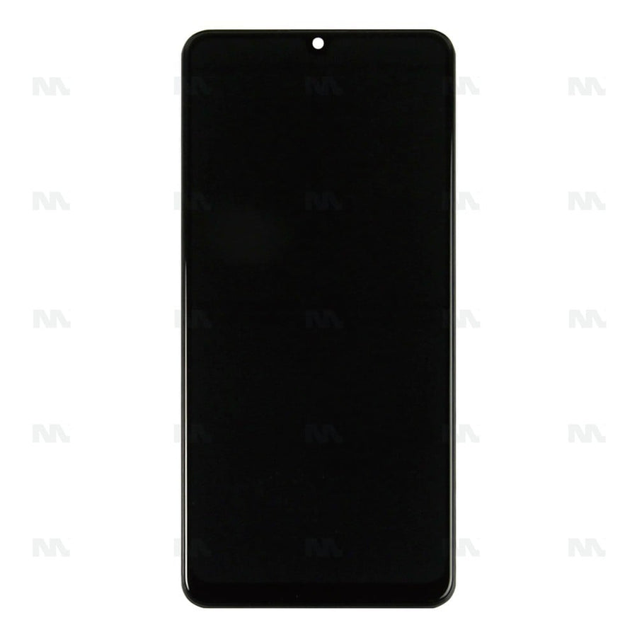 Chassis + Ecran Officiel Service Pack + Vitre pour Samsung Galaxy M32 M325F - Noir