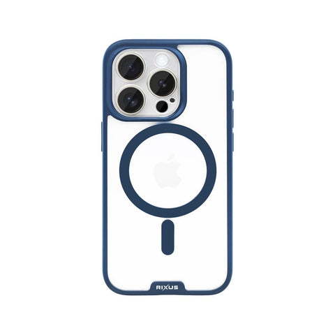 Coque Rixus Crystal Amber pour Apple iPhone 14 Pro Max - Bleu
