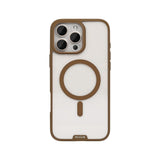 Coque Rixus Crystal Amber pour Apple iPhone 16 Pro - Or Désert