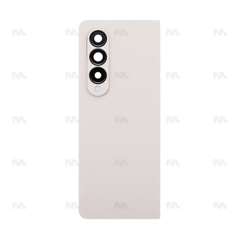 Vitre arrière pour Samsung Galaxy Z Fold4 5G F936B avec objectif beige OEM