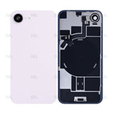 Vitre arrière avec NFC (Grand contour caméra) Originale Démontée pour Apple iPhone 17e - Rose Pâle