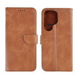 Bibliothèque Rixus pour Samsung Galaxy S26 Ultra marron clair