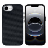 Coque Mag Carbon avec MagSafe pour Apple iPhone 16e Titanium Black