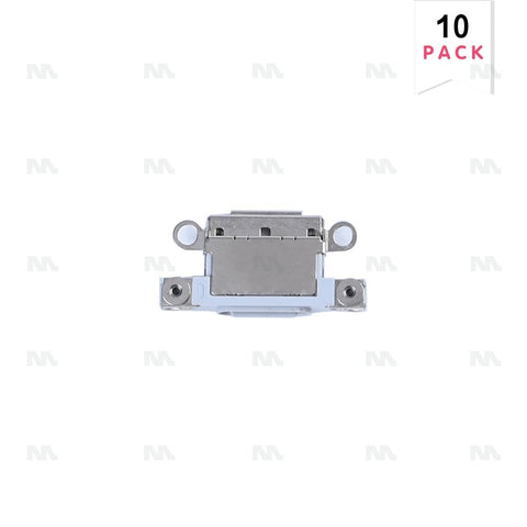 Connecteur de charge blanc (10 pièces) pour Apple iPhone 16, 16 Plus