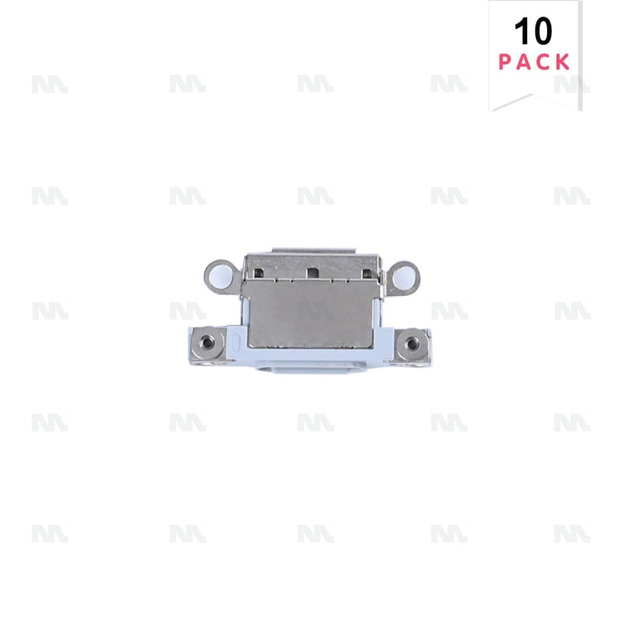 Connecteur de charge blanc (10 pièces) pour Apple iPhone 16, 16 Plus