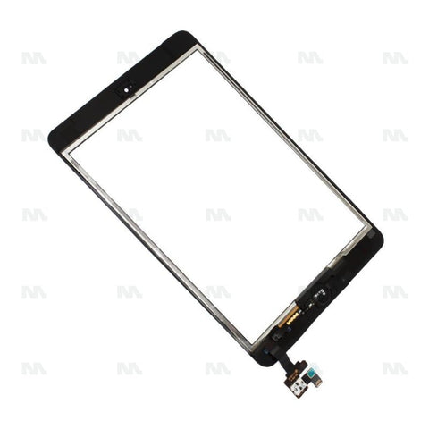 Vitre Tactile Original OEM pour iPad mini 1 / 2 Home Button Flex - Noir