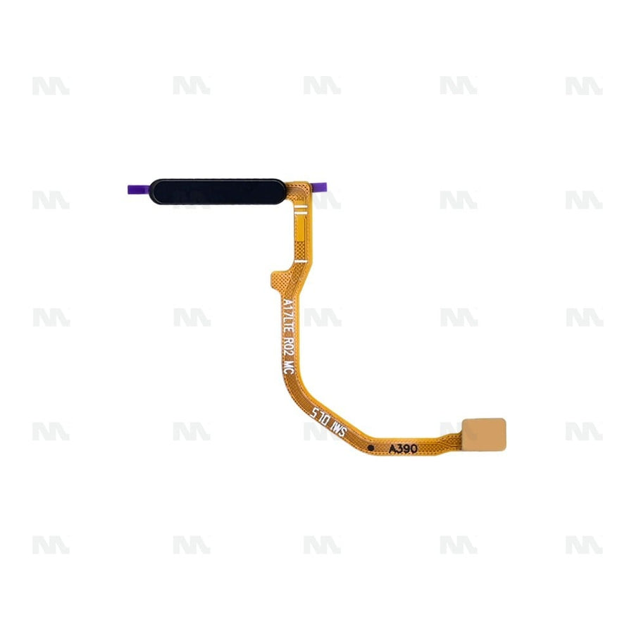 Capteur d'empreintes digitales pour Samsung Galaxy A17 4G A175F – Flex – Noir – OEM
