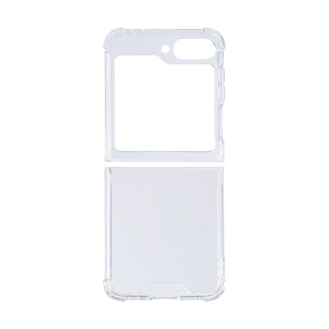 Étui anti-éclatement Rixus pour Samsung Galaxy Z Flip6 transparent