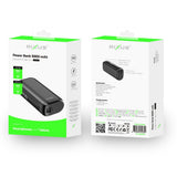 Batterie externe compacte Rixus RXPB23 avec écran numérique 5 000 mAh - Noir