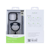 Étui Rixus Classic 03 avec MagSafe pour Apple iPhone 16 Noir