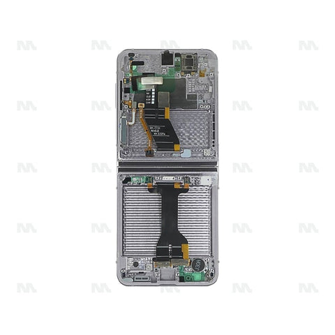 Chassis + Ecran Officiel Service Pack + Vitre pour Samsung Galaxy Z Flip5 F731B Lavender