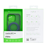 Coque Rixus SnapGrip 360 avec Anneau Support pour Apple iPhone 16 Pro - Bleu