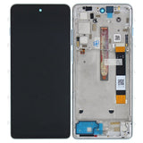 Ecran LCD complet pour Motorola Moto G200 5G (XT2175) Fame (5D68C20182 / 5D68C20079) - Glacier Blue