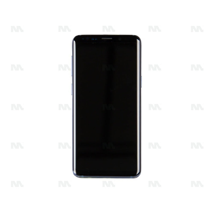 Chassis + Ecran Officiel Service Pack + Vitre pour Samsung Galaxy S9 G960F - Coral Blue