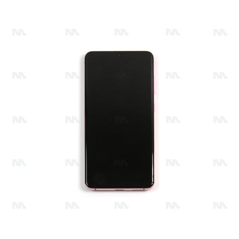Chassis + Ecran Officiel Service Pack + Vitre pour Samsung Galaxy S20 G980F / S20 5G G981F - Cloud Pink