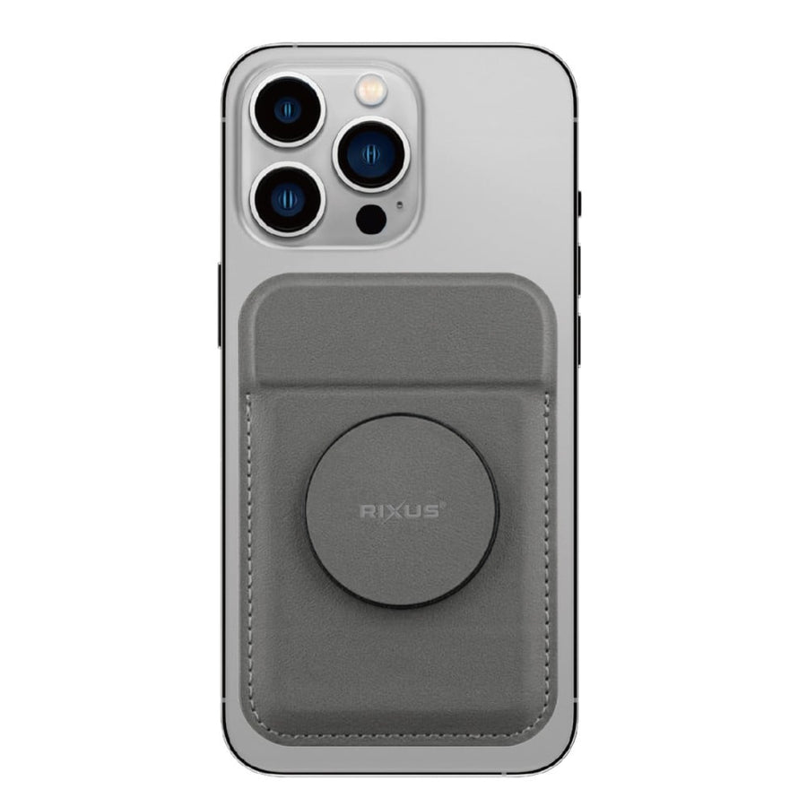 Porte-cartes Rixus RXCH20G avec MagSafe Gris