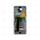Chassis + Ecran Officiel Service Pack + Vitre pour Samsung Galaxy S20 Ultra G988B - Cloud White