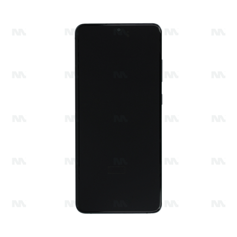 Chassis + Ecran Officiel Service Pack + Vitre pour Samsung Galaxy S20 Ultra G988B - Cosmic Grey