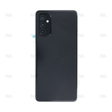 Vitre arrière pour Samsung Galaxy M52 M526B avec lentille noir brillant OEM