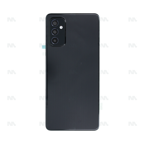 Vitre arrière pour Samsung Galaxy M52 M526B avec lentille noir brillant OEM