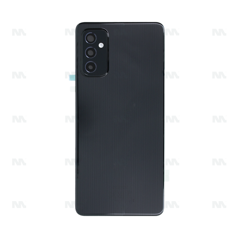 Vitre arrière pour Samsung Galaxy M52 M526B avec lentille noir brillant OEM
