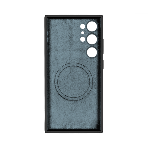 Coque de téléphone souple en TPU avec MagSafe pour Samsung Galaxy S24 Ultra Noir