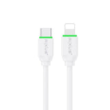 Câble de recharge rapide Rixus RXUC13L USB-C vers Lightning 30 cm blanc