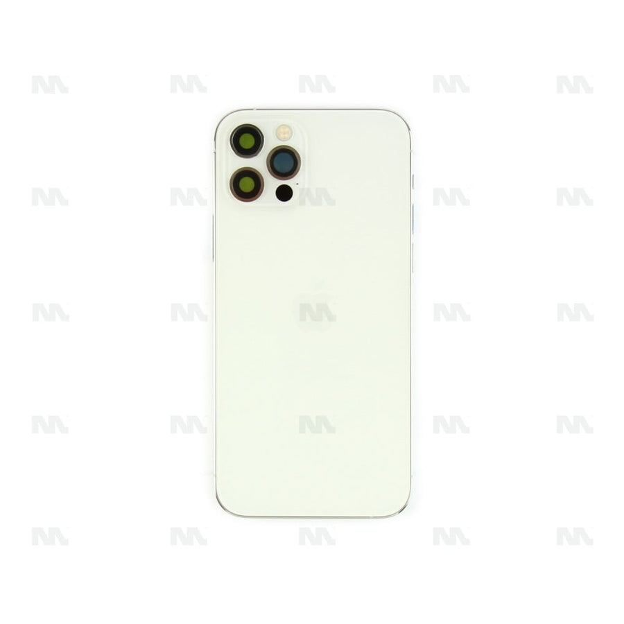 Boîtier pour Apple iPhone 12 Pro avec petites pièces argentées OEM
