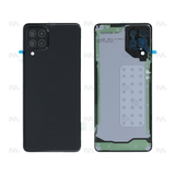 Vitre arrière pour Samsung Galaxy A22 A225 avec objectif - Noir - OEM