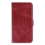 Bibliothèque Rixus pour Samsung Galaxy S26 Ultra Rouge foncé