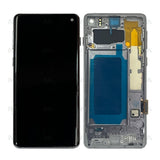 Chassis + Ecran OLED + Vitre pour Samsung Galaxy S10 G973F - Prism Black