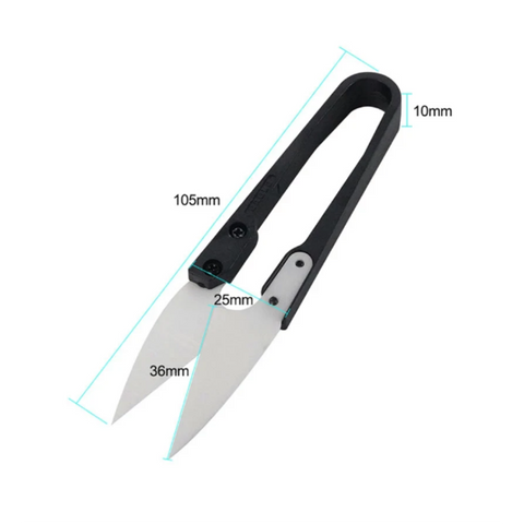 Ciseaux isolés en céramique en forme de U RELIFE RL-102