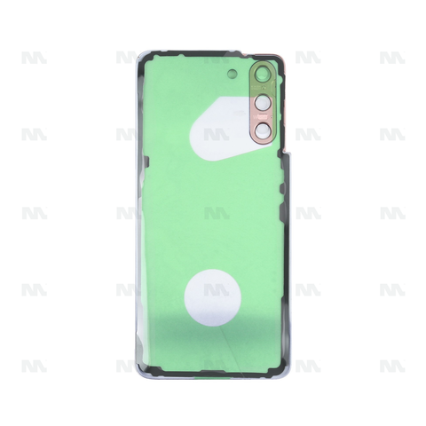 Vitre arrière pour Samsung Galaxy S21 5G G991B avec objectif Phantom Violet OEM