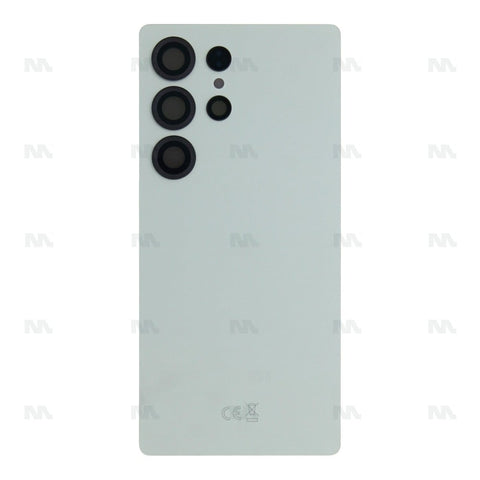 Vitre arrière pour Samsung Galaxy S25 Ultra S938B avec objectif Titanium Jade Green Original