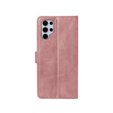 Rixus Bookcase pour Samsung Galaxy S25 Ultra Rose