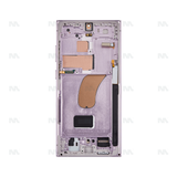 Chassis + Ecran Officiel Service Pack + Vitre pour Samsung Galaxy S23 Ultra S918B Lavender