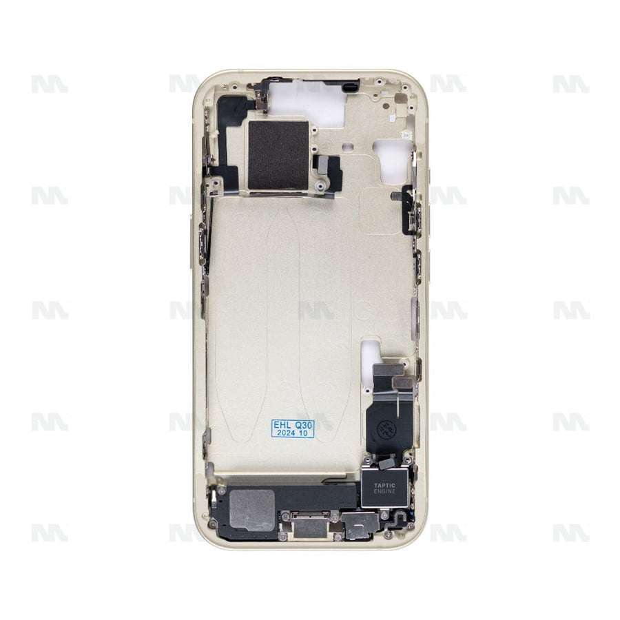 Cadre central jaune OEM pour Apple iPhone 15