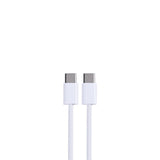 Câble USB-C vers USB-C 100 cm 60 W tissé blanc en vrac pour Apple iPhone 15, 16, 17 séries