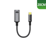 Convertisseur Rixus RXHU17 USB-C vers HDMI femelle 20 cm gris sidéral