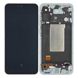 Chassis + Ecran Officiel Service Pack + Vitre pour Samsung Galaxy A56 A566B GH82-36829C - Olive