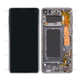 Chassis + Ecran Original Reconditionné + Vitre pour Samsung Galaxy S10 G973F - Prism Black
