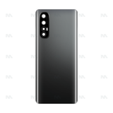 Vitre arrière pour Oppo Reno 3 Pro avec objectif – Noir nuit – OEM