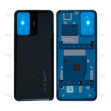 Vitre arrière pour Xiaomi Redmi Note 12S sans objectif, noir onyx, OEM