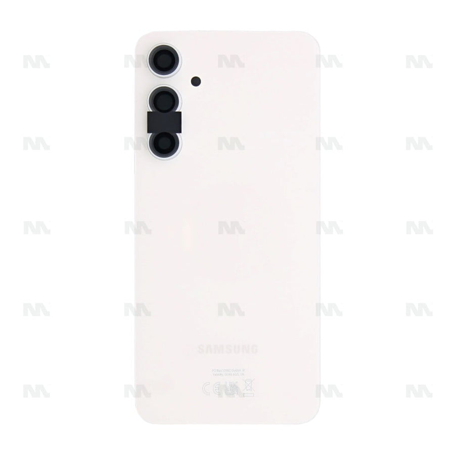 Vitre arrière pour Samsung Galaxy S23 FE S711B avec lentille crème Original