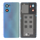Vitre arrière avec objectif pour Oppo Reno 7 5G, Find X5 Lite – Startrails Blue – OEM