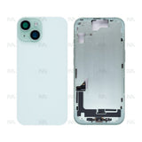 Boîtier pour Apple iPhone 15 avec petites pièces, vert OEM