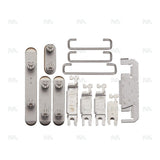 Ensemble de boutons latéraux noir titane compatible pour Apple iPhone 16 Pro et 16 Pro Max (4 pièces)