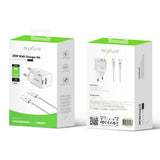 Kit chargeur mural Rixus RXHC11 25 W avec câble USB-C vers USB-C