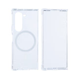 Étui anti-éclatement Rixus avec MagSafe pour Samsung Galaxy Z Fold6 transparent