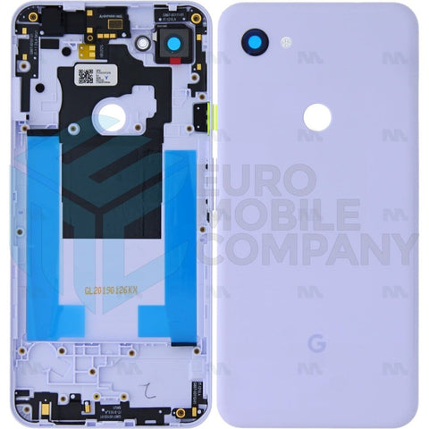 Vitre arrière pour Google Pixel 3A XL avec objectif violet OEM